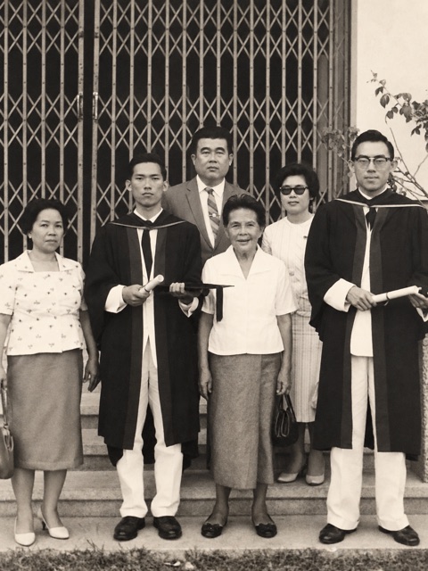 A graduation photograph