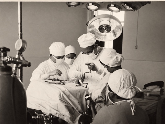 Inside an operating room
